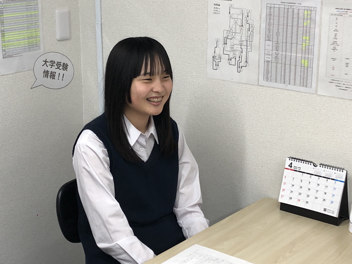 夢野台高校　合格体験記  　塾に通うことが楽しく思い出もたくさん　勉強習慣を確立して当初からの志望校に合格
