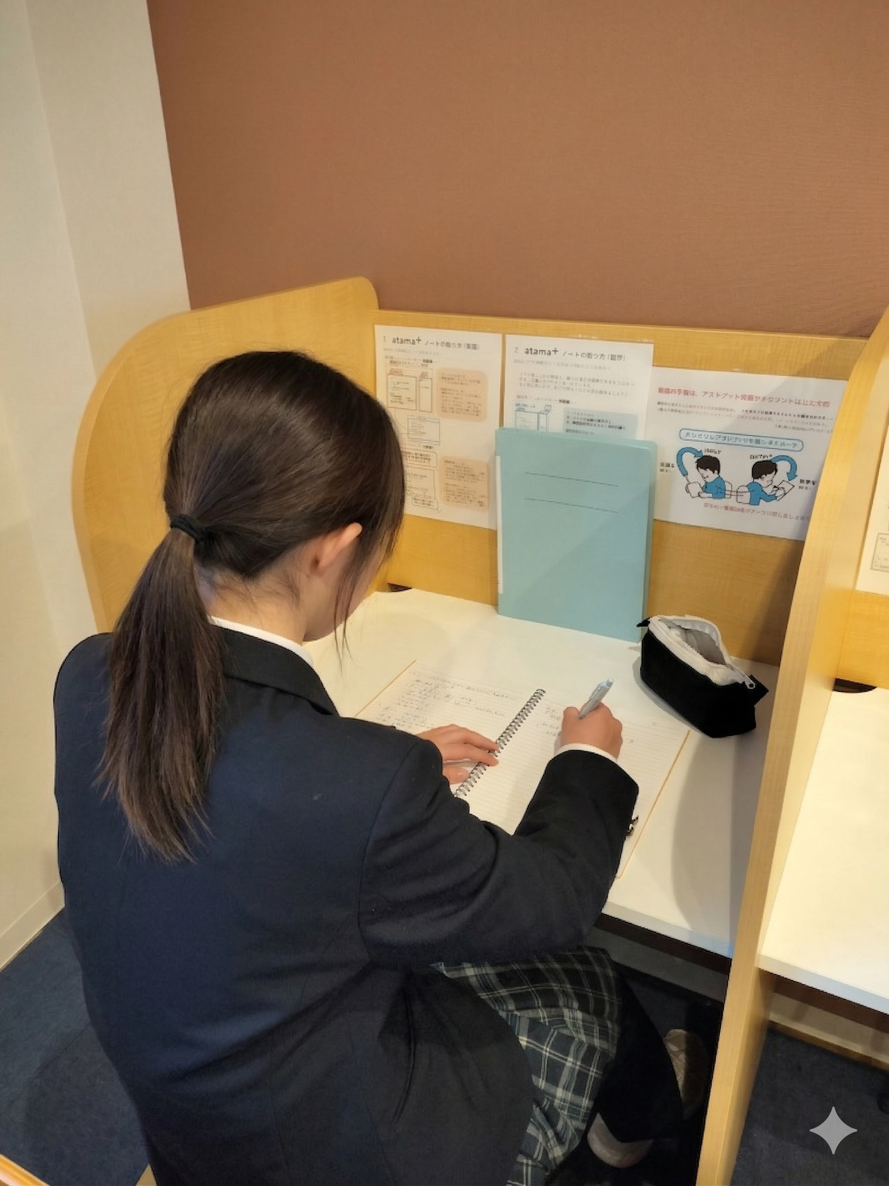 学習に取り組む様子