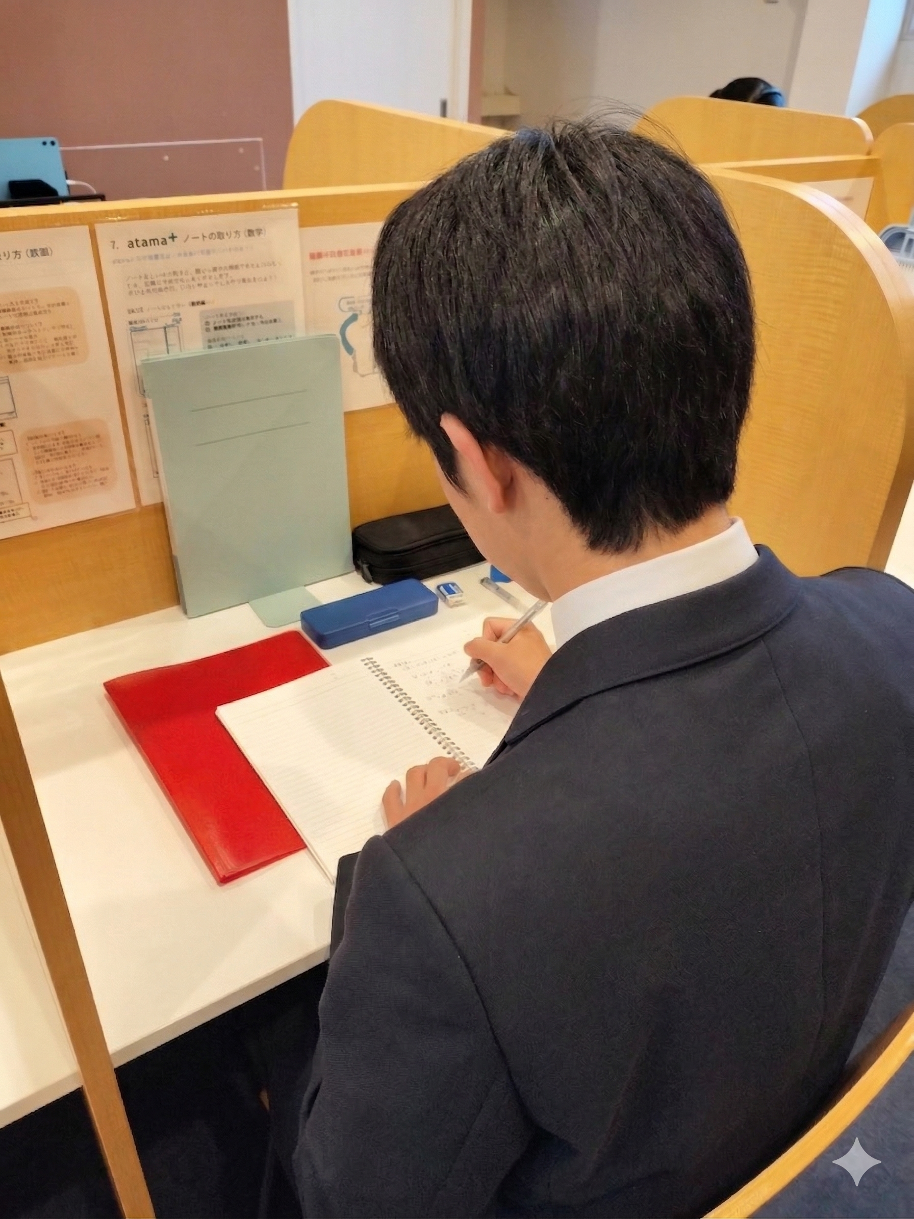 学習に取り組む様子