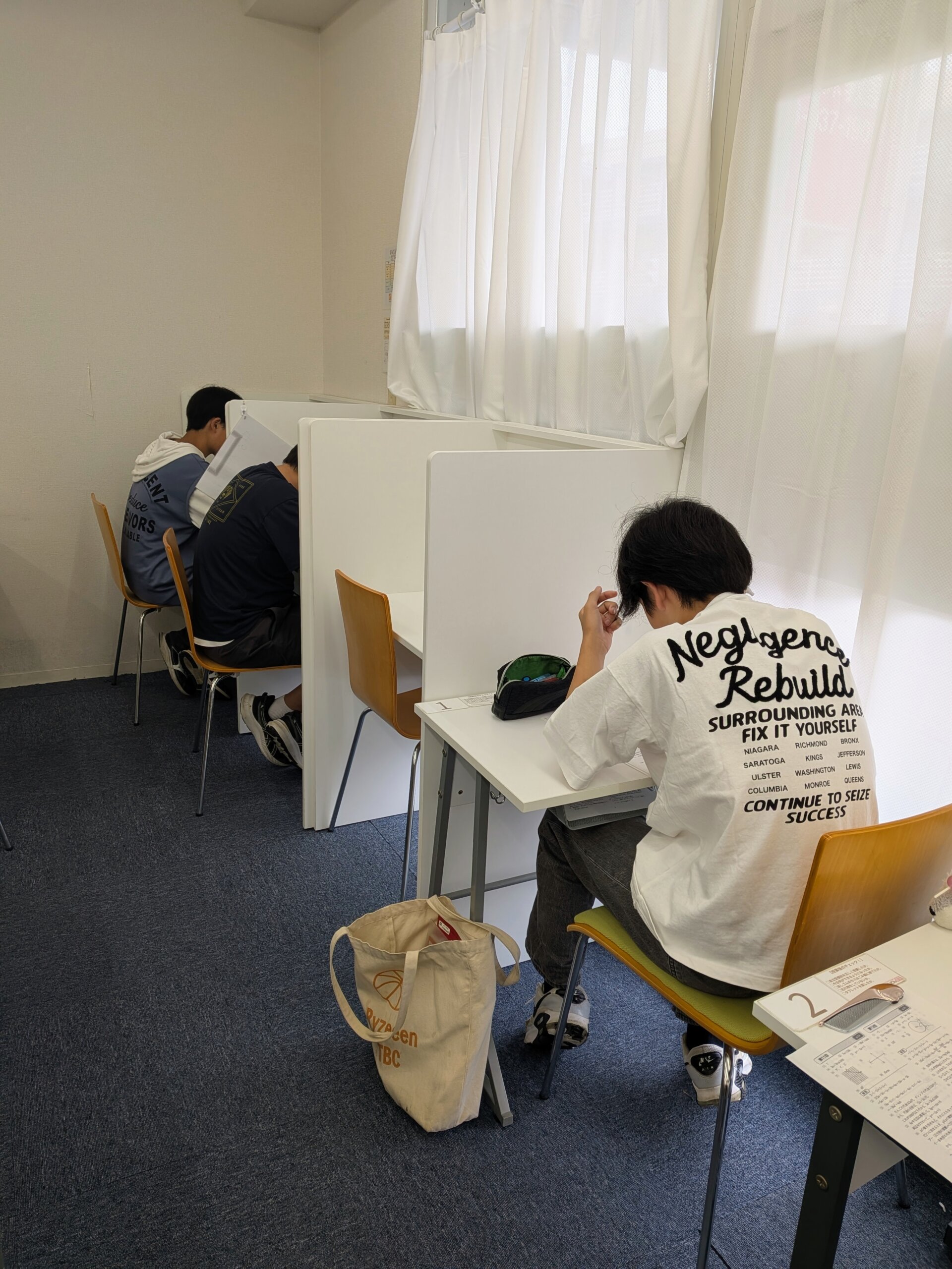 テスト対策勉強会の様子